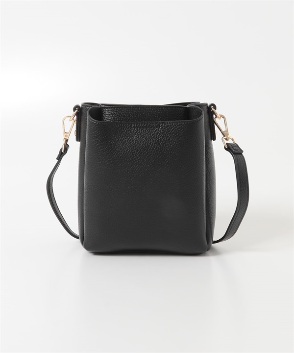 口袋設計長方肩背包(黑色-one-BLACK)