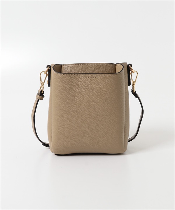 口袋設計長方肩背包(膚色-one-BEIGE)