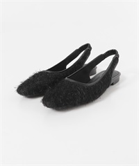 日本製流蘇設計後帶穆勒鞋(黑色-36-BLACK)