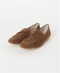 日本製蝴蝶結流蘇樂福鞋(棕色-36-BROWN)