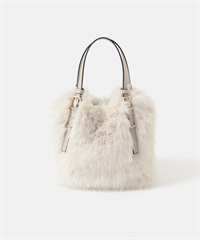 2WAY絨毛肩背包(象牙白-one-IVORY)