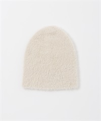 羽毛紗針織帽(象牙白-one-IVORY)