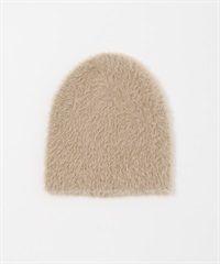 羽毛紗針織帽(膚色-one-BEIGE)