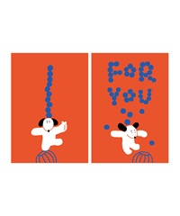 Minghan H. 3D變幻明信片(FOR YOU-one-ORANGE)