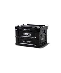 Filter017 / 雙側開摺疊收納箱28L(黑色-One-BLACK)