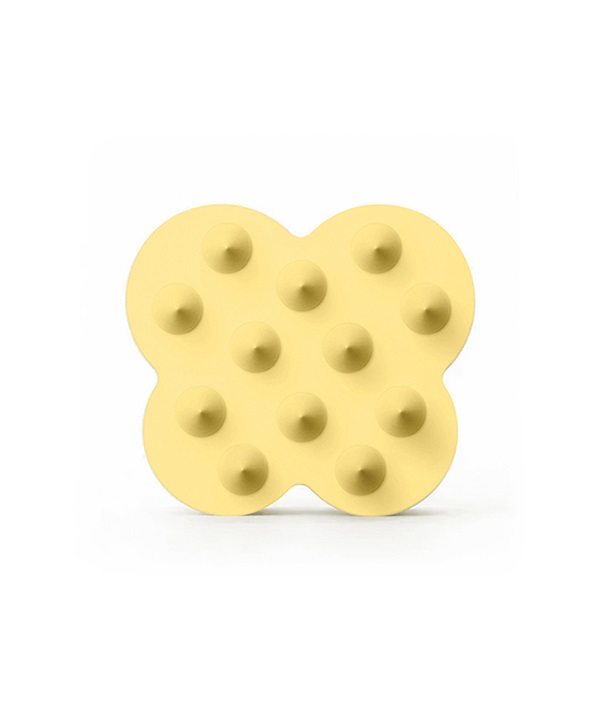 UKA / 舒活頭皮按摩刷(澀谷黃 (中硬)-One-YELLOW)