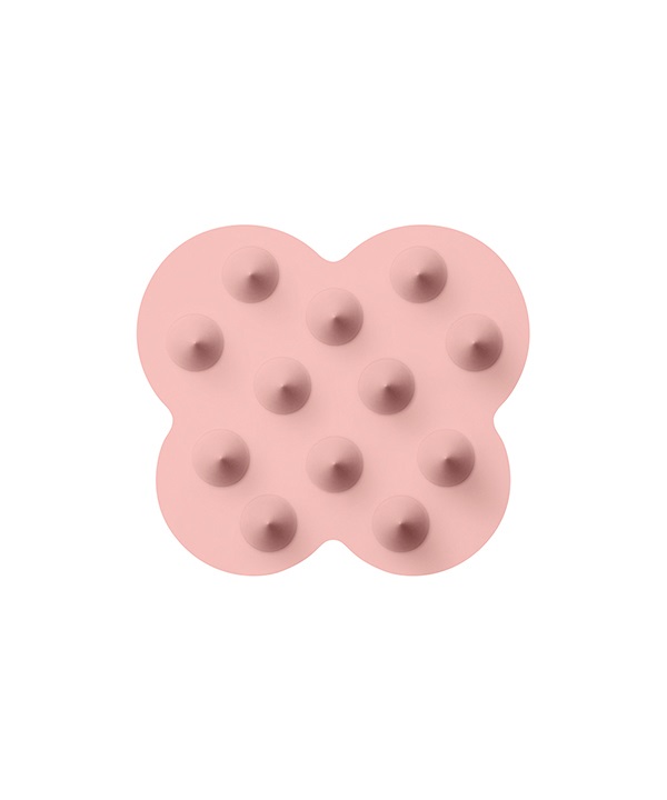 UKA / 舒活頭皮按摩刷(橫濱粉紅 (中硬)-One-LIGHT PINK)