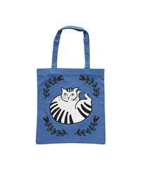 松尾美雪 刺繡托特包(藍色-one-其他藍色)