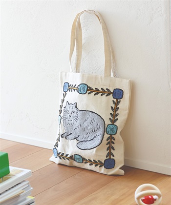松尾美雪 刺繡托特包