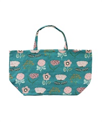 松尾美雪 大托特包(綠色-Flowers-其他綠色)
