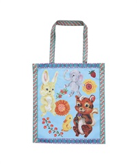 Nathalie Lete 輕巧可收納大托特包(藍底動物-one-其他藍色)