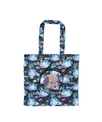 Nathalie Lete 可收納托特包(黑底小狗-one-其他黑色)