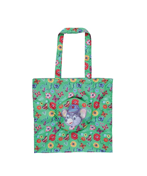 Nathalie Lete 可收納托特包(綠底老鼠-one-其他綠色)