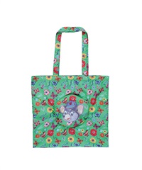 Nathalie Lete 可收納托特包(綠底老鼠-one-其他綠色)