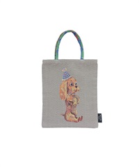 Nathalie Lete 迷你托特包(灰底小狗-Dog-其他灰色)