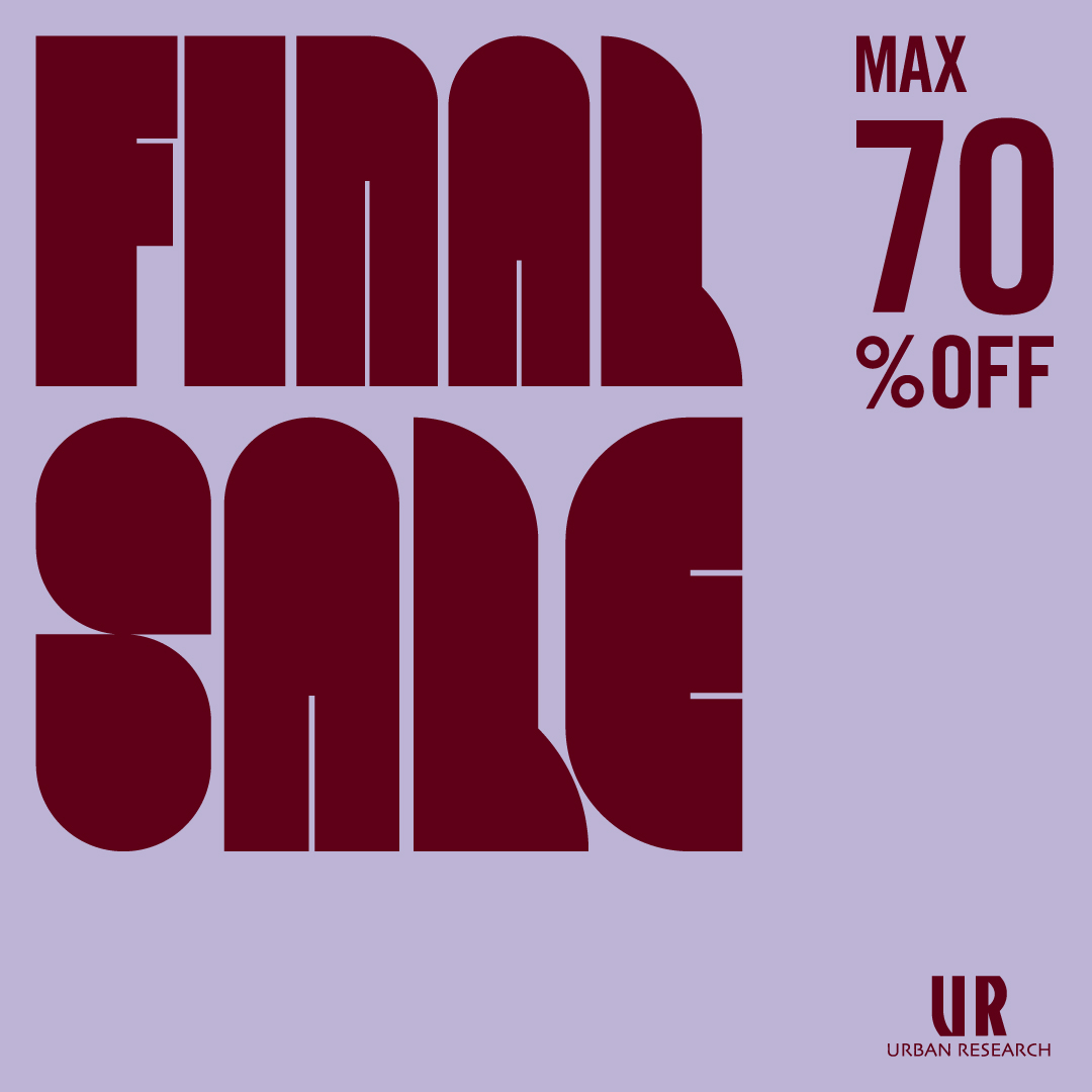 FINAL SALE MAX 70%OFF