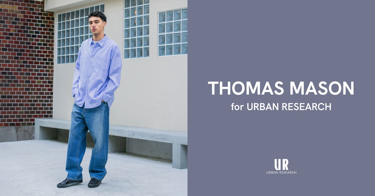 THOMAS MASON URBAN RESEARCH 半袖シャツ 絶大な人気を誇るTHOMAS MASON for URBAN RESEARCHより2022 S⁄S モデルの