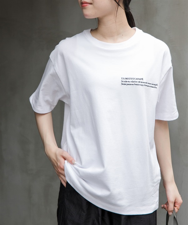 FORK&SPOON刺繡T恤