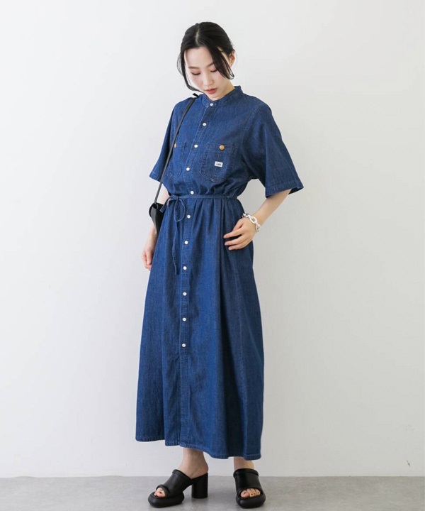 【別注】Lee × ROSSO 短袖工裝牛仔洋裝