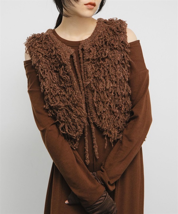 毛圈紗針織背心