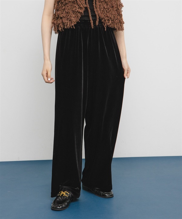 絲絨輕便長褲