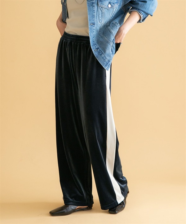 GEM SPORTSWEAR 絲絨運動風長褲