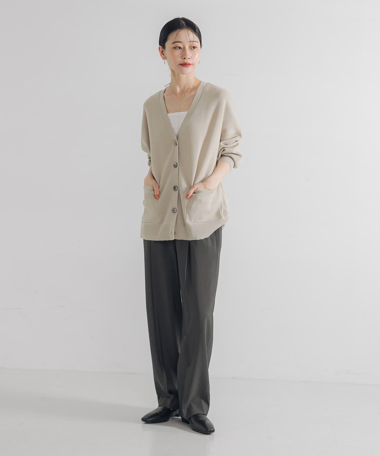 府綢錐形輕便長褲