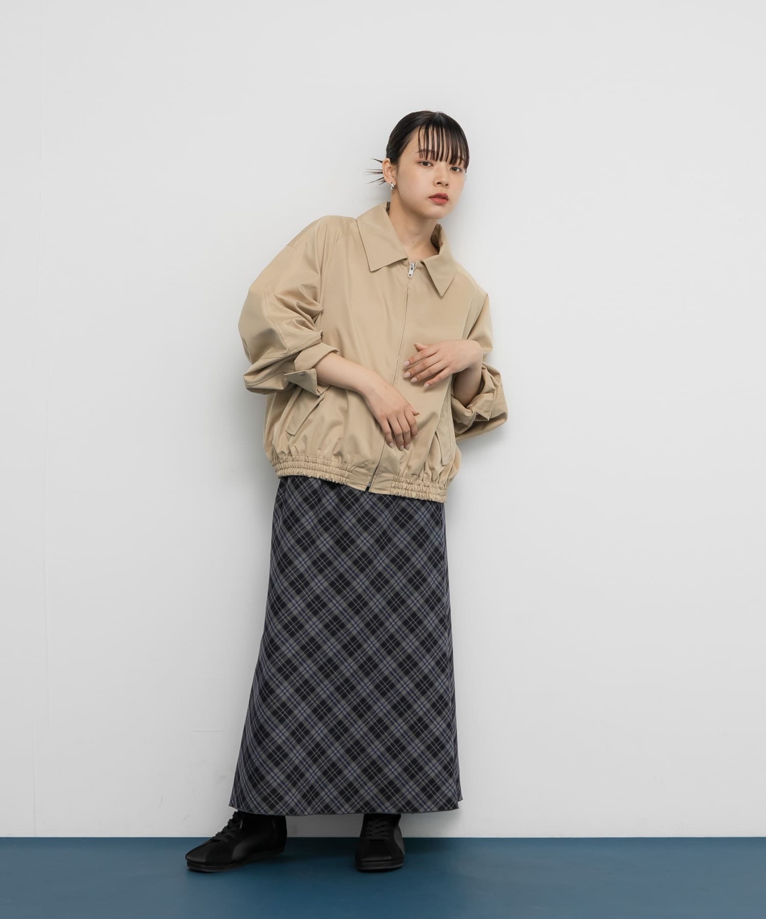 格紋窄裙