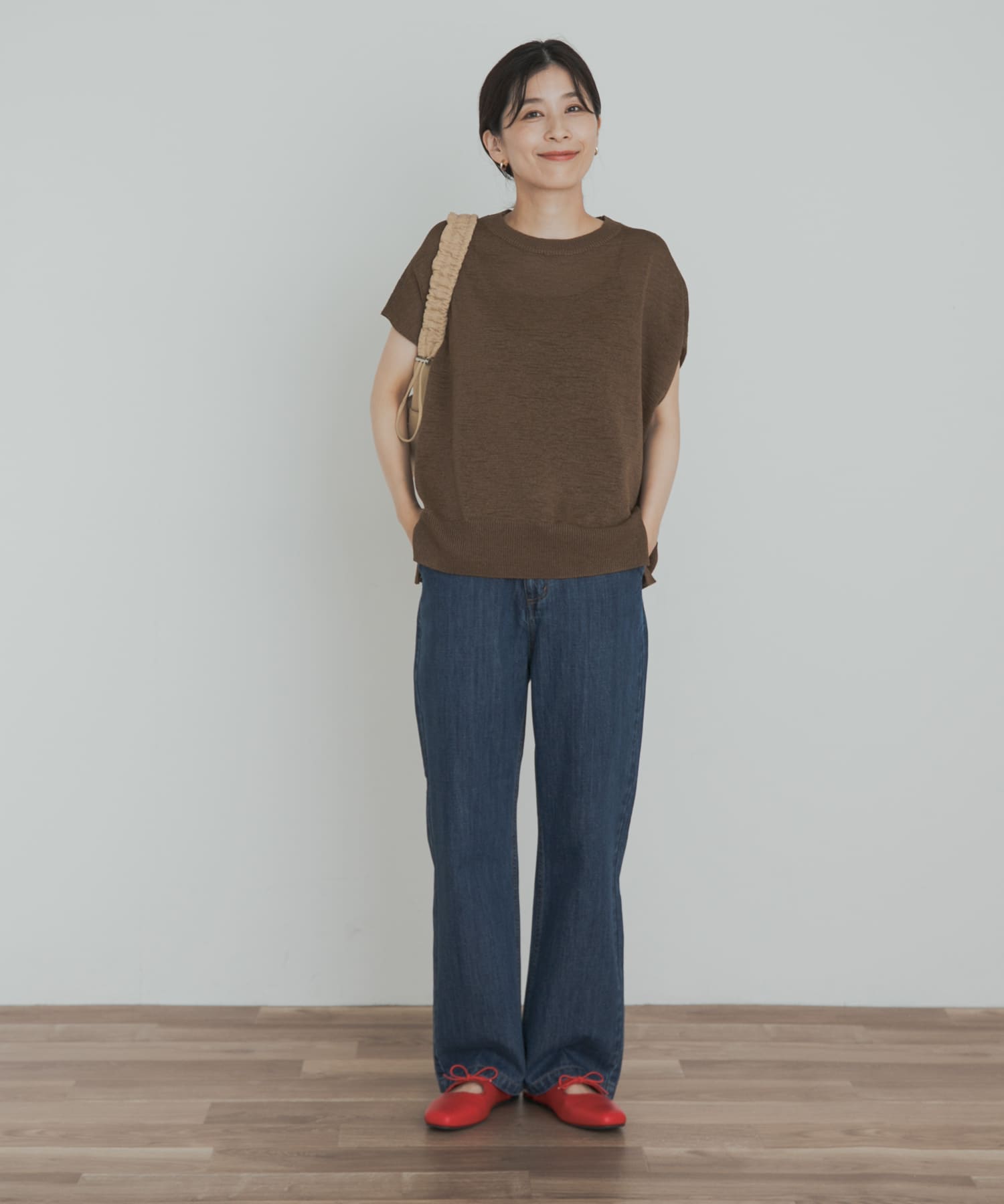 牛仔寬褲