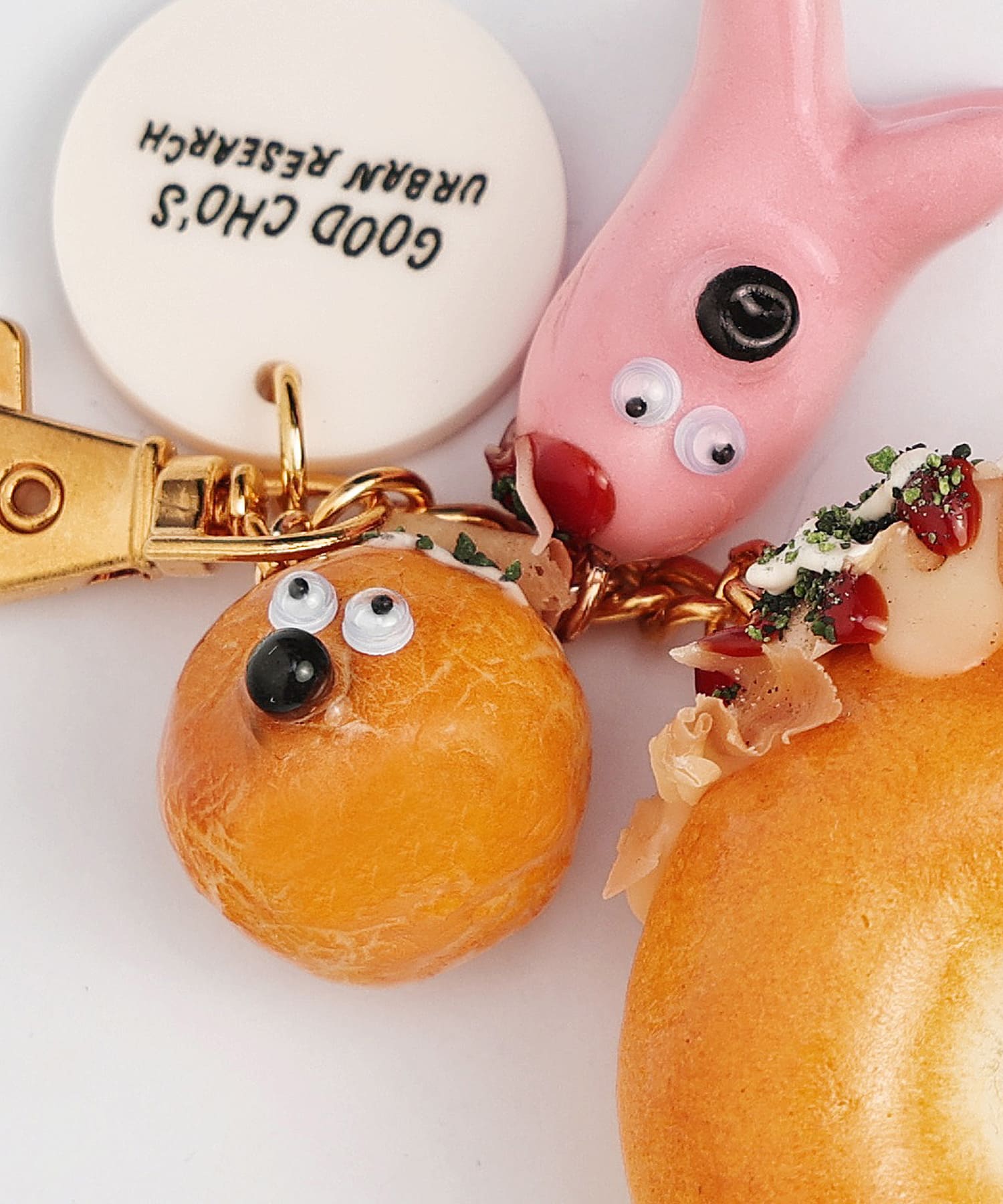 好丘 × URBAN RESEARCH 章魚燒貝果吊飾