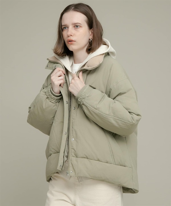 防潑水立領羽絨外套