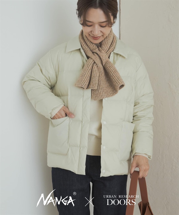 【別注】NANGA / 巴爾瑪肯領輕量羽絨外套