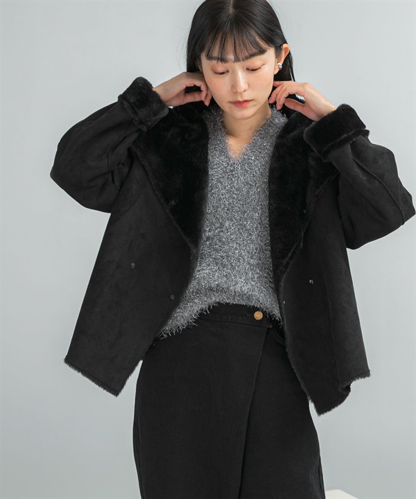 雙面穿絨毛夾克
