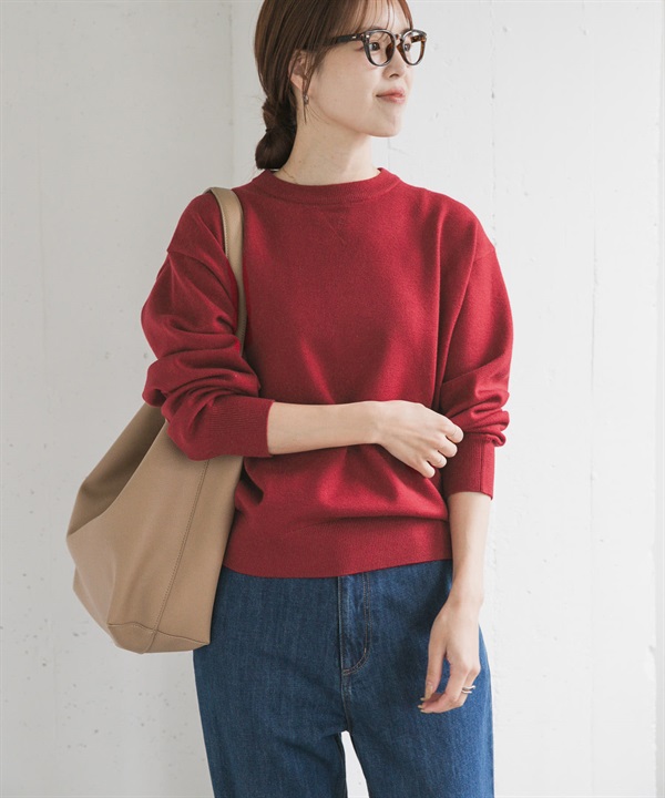 『UR TECH 200日針織』領口細節針織衫