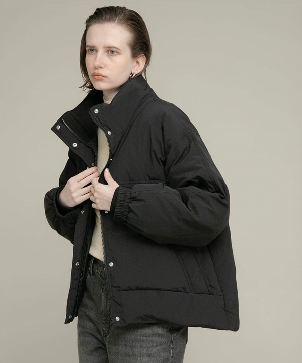 防潑水立領羽絨外套