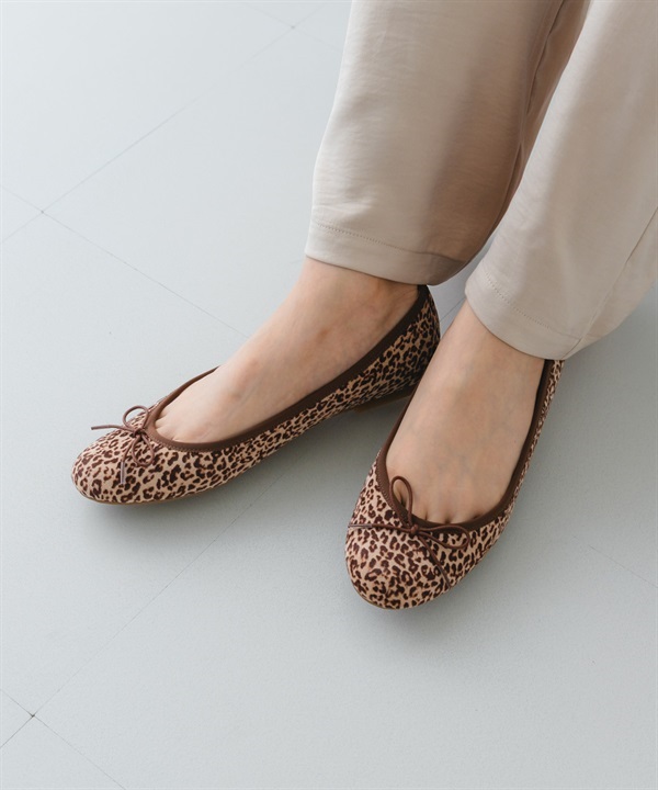 日本製蝴蝶結平底芭蕾舞鞋