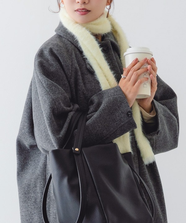 絨毛窄版圍巾