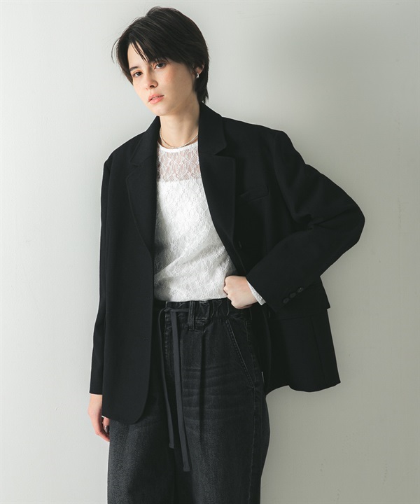 強撚羊毛西裝外套