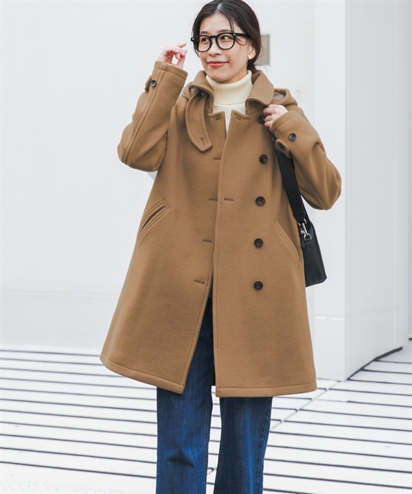 新月領2WAY長版大衣