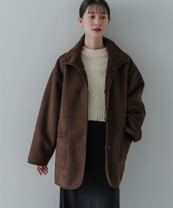 ECOPEL仿羊皮雙面穿大衣