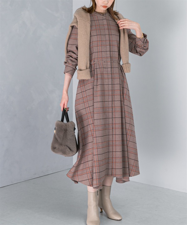 下襬不規則設計洋裝