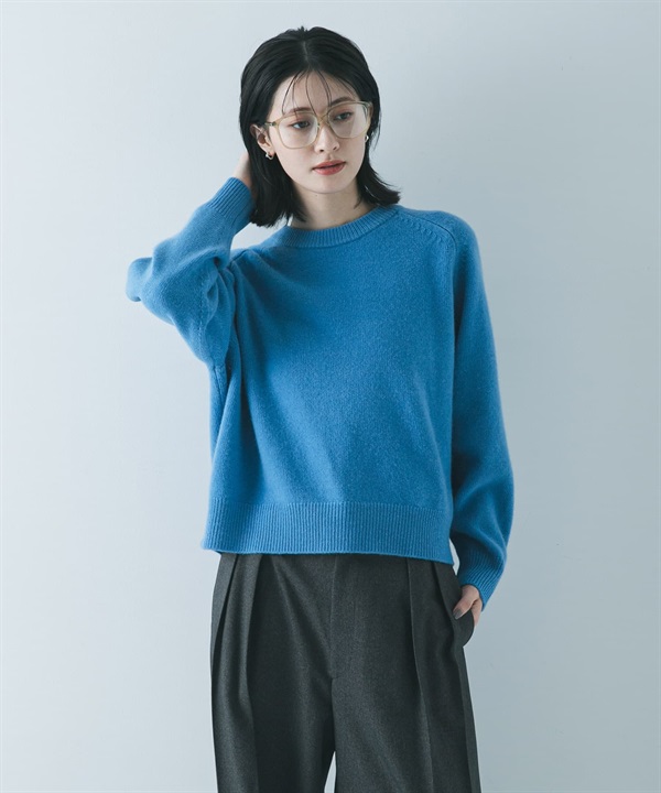 可機洗羊毛喀什米爾針織衫