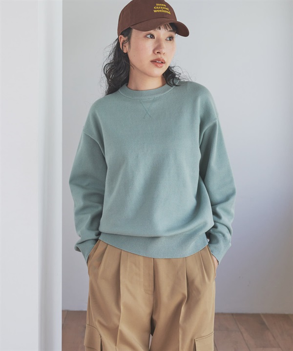 【新色追加】『UR TECH 200日針織』領口細節針織衫