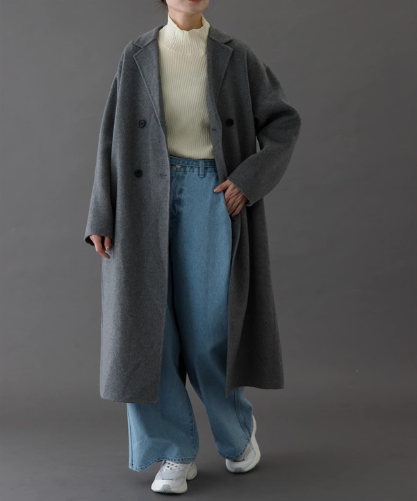 FORK&SPOON 雙面呢長版大衣