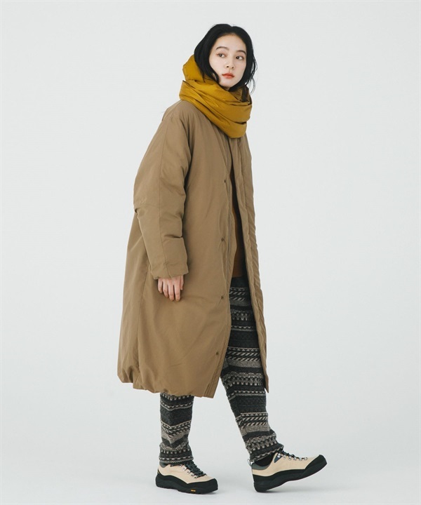 EKAL / UR TECH 填充無領大衣