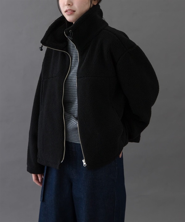 FORK&SPOON 立領絨毛夾克