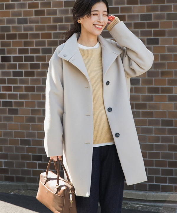 UR TECH 立領大衣