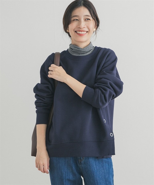 UR TECH 裏起毛側邊壓扣上衣