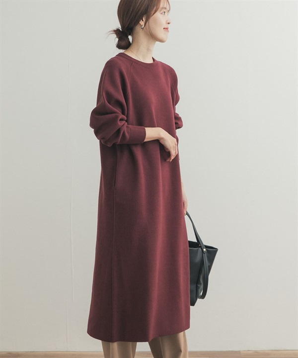 休閒感針織洋裝