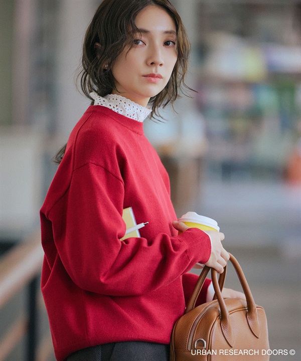 【新色追加】『UR TECH 200日針織』領口細節針織衫